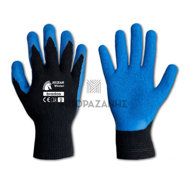 Γάντια εργασίας LATEX Bradas Huzar Winter RWHW10